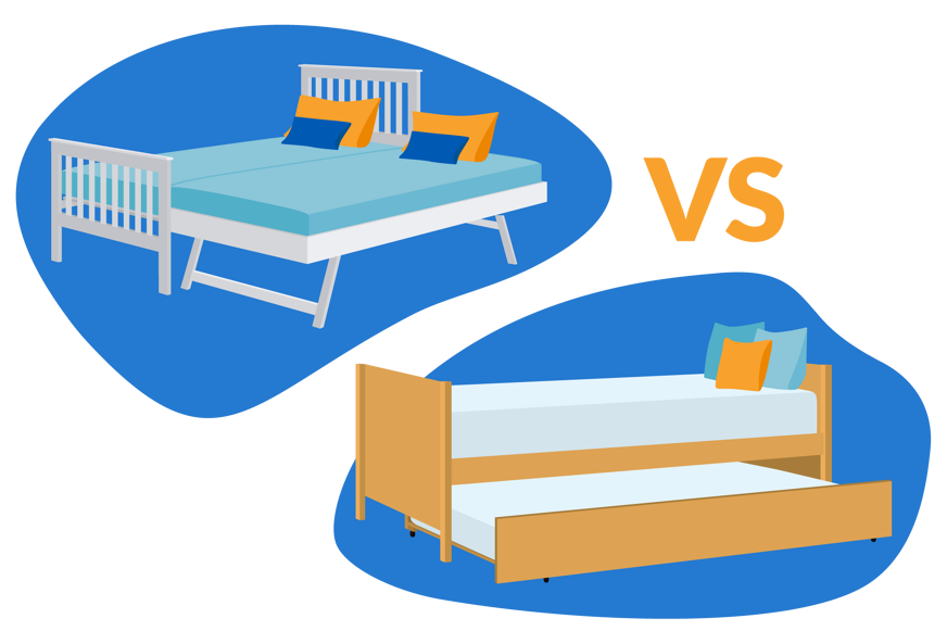 trundle bed that raises up vs pull out trundle bed